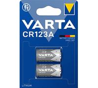 Varta CR123A Pila de litio, 3 V, blíster de 2 unidades