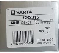 Varta CR2016 3 V Litio batería no-Recargable