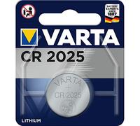 Varta CR2025 Litio 3V No Recargable Batería - No Recargable, Button/Esquina 3V Baterías Litio (CR2025, Silver, 20mm)