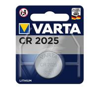 Varta - Botón de la célula de Litio, cr2025 / dl2025 / 5003lc / e-cr2025 / sb-t14 / 280-205, 3v - 1 Pieza
