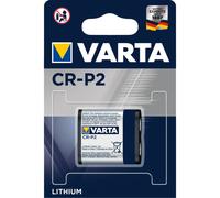 Varta 1x 3V CR P2 - Pilas (Litio, Prismatic, 6V, Azul, Plata, CR P2, 80 x 20 x 120 mm)