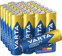 Varta De Pilas Alcalinas, Aa, Aa, Lr06, 1.5V De Alta Energía, Menor De La Caja (24-Pack)