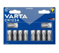 Batería De Litio Varta CR123A 3V Para Foto Blister 10 Piezas