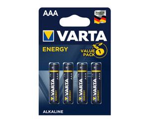 Varta Energy AAA/LR03/MN2400 Pilas Alcalinas (4 unidades)