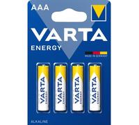 Varta Energy Pack 4 Pilas Alcalinas AAA 1.5V
