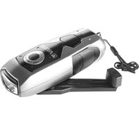 VARTA Handkurbel Linterna LED recargables, IPX4 impermeable | Dynamo Light Linterna sin pilas 120 mAh pila Li-Ion, antichoque, carcasa robusta y duradera