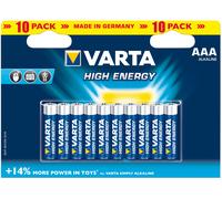 Varta high energy aaa batería de un solo uso alcalino