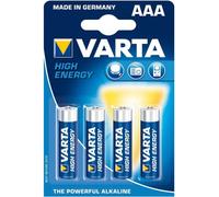 Varta High Energy Pack 4 Pilas Alcalinas AAA LR03