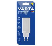 VARTA High Speed Cargador 57956 Blanco 65W USB A & Tipo C Pd Carga Rápida Nuevo