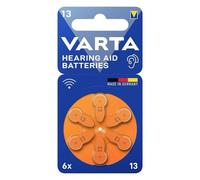 Varta Baterías de botón para audífonos 393552 (V13) – 6 unidades
