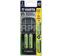 VARTA LCD Multi Charger - Cargador de Pilas NiMH AA y AAA, 8 Ranuras