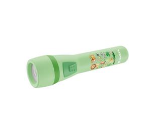 Varta Linterna infantil Kids, diseño jungla, cristal protector ocular, | Linterna conforme a la directiva de juguetes UE, a prueba de niños compartimento de pilas, plástico, 2x AA Pilas