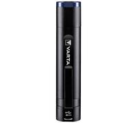 Varta Linterna LED aufladbar, Night Cutter F20R Leuchte, aus aluminio | kleine linterna 400 Lumen, IPX4 resistente a salpicaduras, negro, in able de carga, Clip