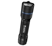 VARTA Linterna Táctica LED recargable, Night Cutter Pro F20R tactical, para exteriores y hogar, 1000 Lúmenes, resistente al agua IP67, aluminio de aviación, enfoque preciso y cordón