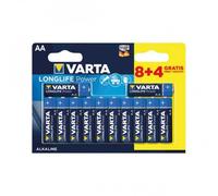 Varta Long Life Pack 12 Pilas Alcalinas AA LR03