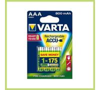 Varta longlife accu aaa 800 mah - batería/pila recargable (nickel-met