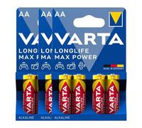 Varta Longlife MAX Power 4706 AA 4 3 x 4 Pilas alcalinas Mignon