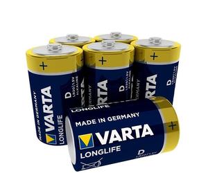 Varta Longlife Pack 6 Pilas Alcalinas D LR20