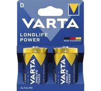 Varta 4920 Pack de 2 Pilas alcalinas, tamaño D, 1.5 V, Azul, Pack 2