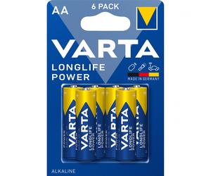Varta LongLife Power Pack 6 Pilas Alcalinas AA LR6