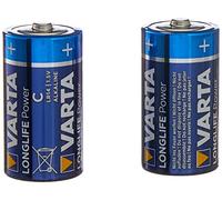 Varta Longlife Power, Pilas Alcalinas, C, LR14, 1.5V, Pack de 2