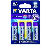 Varta – Pilas de litio Profesional AA 1,5 V 2900 mAh Pack 4