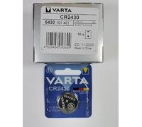 VARTA - Lote de 10 Pilas de botón de Litio Electronics CR2430, 3 voltios