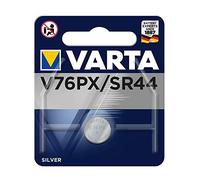 Varta V76PX/SR44- Pila de botón, Plateada