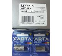 Varta Lote de 12 blísters de 1 pila V4034 PX 4LR44, 6 V