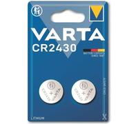 Varta Pila de botón de litio de 3 V Electronics CR2430, pilas de botón en un blíster original de 2 unidades