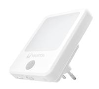 Varta Luz nocturna de enchufe con sensor de movimiento LED Motion Sensor | Plug light, 3 m alcance, 120 grados, apagado automático, enchufe UE, 230 V, carcasa robusta y duradera