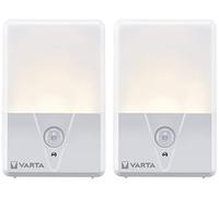 VARTA Luz nocturna LED con sensor de movimiento, Twinpack, 2x, 3 m alcance