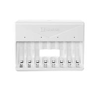 VARTA Multi Charger para 2/4/6/8 Pilas Recargables AA, AAA NiMH, In able USB Tipo C