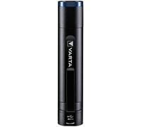 Varta Night Cutter F20R Linterna prémium Recargable, 0.1 W, Incluye Cable de Carga Micro-USB, 4 Modos de luz, Alcance de 400 lúmenes, 16 x 3,4 x 3,4 cm