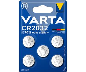 VARTA Pack de 5 pilas electrónicas de Litio CR2032