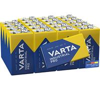 Varta Pila alcalina de 9 V Industrial, pilas alcalinas 6LR61 - Paquete de 20 unidades