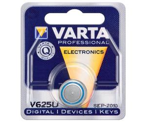 Varta - Pila alcalina de botón V 625 U de 1,5 V - No Recargable - 200 mAh - 15,5 de Profundidad - 15,5 mm de Ancho - 6,2 mm de Ancho