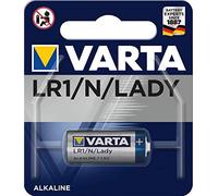 Varta Pila de alcalina Electronics LR1/N/Lady, paquete de 1 unidad, azul/plateado