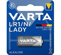 Varta Pila de alcalina Electronics LR1/N/Lady, paquete de 1 unidad, azul/plateado