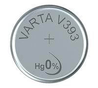 Varta Pila de botón 14501393 de óxido de Plata (V393, 1 Unidad), Color Plateado