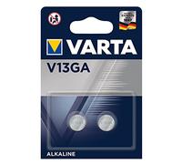 Varta Pila de botón alcalina de 1.5V Electronics V13GA, blíster original de 2 unidades
