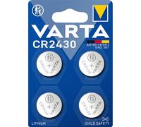 Varta Pila de botón CR2430 de litio, 3 V, 4 unidades