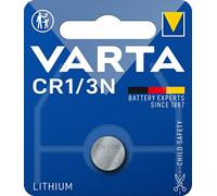 Varta Pila de botón de litio de 3 V Electronics CR1/3N, paquete de 1 unidad, pilas de botón en un blíster original de 1 unidad