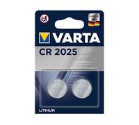 Varta Pila de botón electrónica CR 2025 blíster de 2 unidades