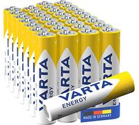 Varta Pila Energy AAA Micro LR03 (paquete de 30 unidades), pila alcalina - "Made in Germany" - Adecuado para radios y relojes de pared