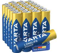 Varta Pila Longlife Power AAA Micro LR03 (paquete de 24 unidades), pila alcalina - «Made in Germany» - Adecuado para juguetes, linternas, mandos y otros aparatos que funcionan con pilas