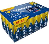 Varta Pila Longlife Power AAA Micro LR03 (paquete de 8 + 4 unidades), pila alcalina para juguetes, linternas, mandos y otros aparatos que funcionan con pilas, plata