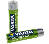 Varta Pila Recargable AAA Ready2Use 800 Mah (2 Unidades) Verde y Plateado