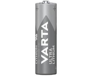VARTA Pilas AA de litio, paquete de 4, Ultra Lithium, 1,5V, aptas para cámaras digitales, juguetes, dispositivos GPS, para deportes y actividades al aire libre