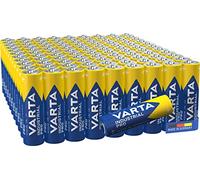VARTA Pilas AA, Pack de 100, Industrial Pro, alcalinas, 1,5 V | Mignon-Pilas LR6, Made in Germany, conservación hasta 10 años, para la industria, taller, aparatos de medición